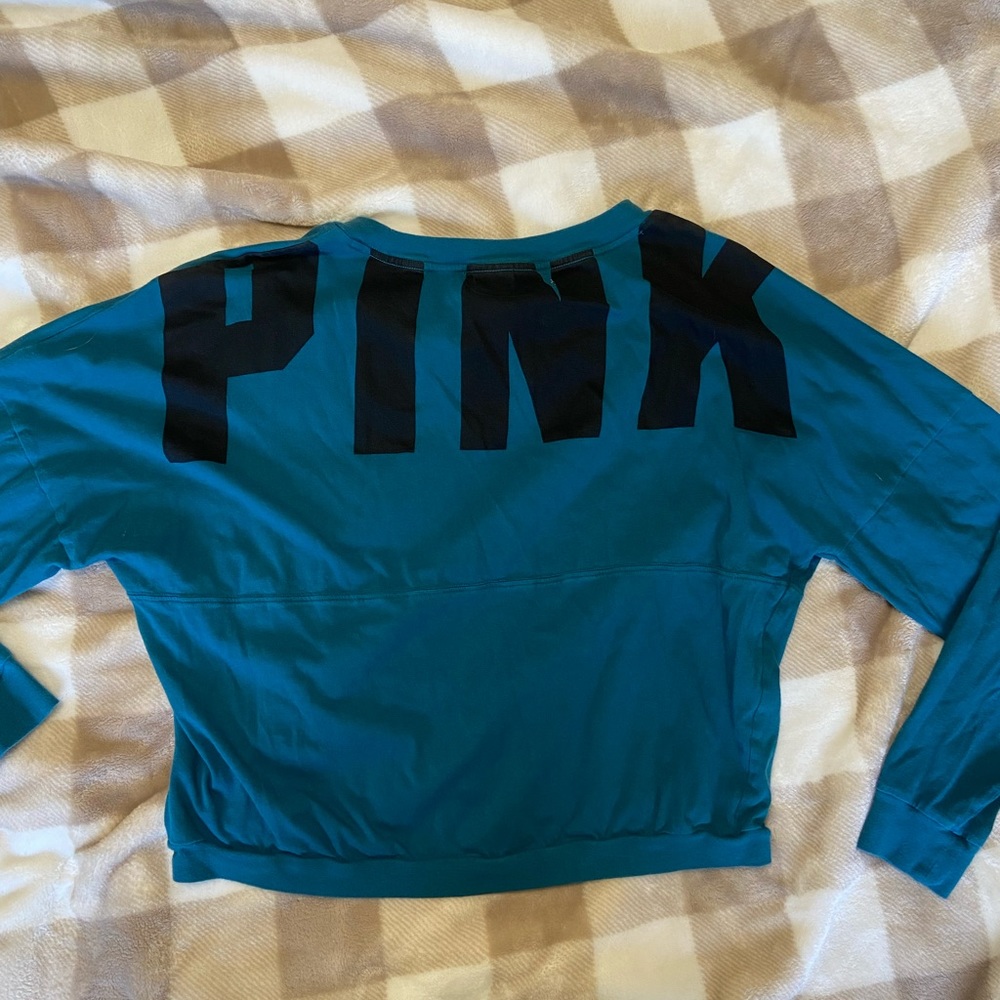 Victoria’s Secret PINK Brand Cropped Jersey Tee
